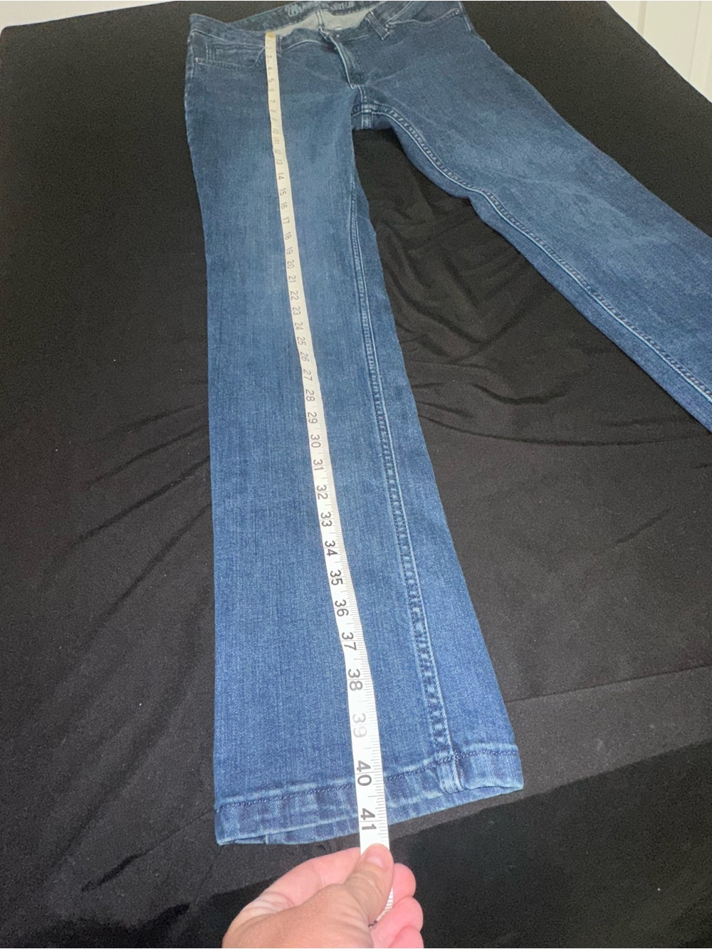 Wrangler Straight Leg Women’s Blue Jeans 31x34 Classic Denim Stretch Casual - Picture 10 of 10